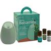 Purae Respira Balsamico Kit con Diffusore a Ultrasuoni e 3 Oli Essenziali e Puri di Eucalipto Globulus, Pino Cembro e Abete Siberiano