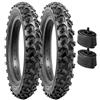 YunScm 2-PCS 12.5 pneumatici per bici 12 ½ X 2 ¼ (62-203) e 12.5 tubi per bici pesanti Valvola Schrader compatibile con Mountain/Off Road Bike 12 1/2 X 2 1/4 pneumatici e tubi per bici (Y-602)