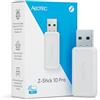 AEOTEC Z-Stick 10 Pro - Zigbee 3.0 & Z-Wave 800 Series Adattatore USB - Funziona con HomeAssistant - Zigbee2MQTT - Controller Z-Wave - Z-Wave Long Range - Fino a 1 km di portata - Senza cloud