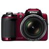 Nikon Macchina fotografica compatta Coolpix L120 - Rosso + Nikon Nikkor Wide Optical Zoom VR 25-525 mm f/3.1-5.8 f/3.1-5.8 - refurbished