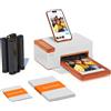Liene Amber M110 Stampante Fotografica Portatile per Smartphone con 60 Carta Foto