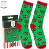 Boooh.it CALZINI NATALIZI FANTASIA BISCOTTINO - TAGLIA UNICA 38-44 | IDEA REGALO PER NATALE