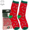 Boooh.it CALZINI NATALIZI FANTASIA CANDY CANES - TAGLIA UNICA 38-44 | IDEA REGALO PER NATALE