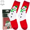 Boooh.it CALZINI NATALIZI FANTASIA PUPAZZO DI NEVE - TAGLIA UNICA 38-44 | IDEA REGALO PER NATALE
