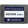 LinkMore XG550 128 GB 2,5 SATA III (6 Gb/s) SSD interno, disco SSD, velocità di lettura fino a 500 MB/s, 2,5 per laptop e PC desktop