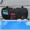 CGEAMDY Organizzatore per Aletta Parasole Auto, Visiera Interni, Car Sun Visor Organizer, Accessori Portaoggetti