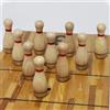 Set di birilli da bowling Shuffleboard, set di bowling in legno, divertente con
