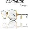 VIENNALINE 1484 60 57 20CT GOLD PLATED & Optyl VINTAGE 80s eyewer M.in Austria