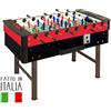 FAS calciobalilla modello MUNDIAL aste passanti con gettoniera ROSSO NERO