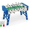 FAS Calciobalilla modello SKY aste rientranti senza gettoniera colore BIANCO BLU