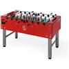 FAS Calciobalilla TOURNAMENT aste rientranti senza gettoniera colore ROSSO