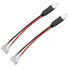 CGEAMDY 2PCS Macchina H1 Cablaggio di Conversione con Portacavo, Automobile Adattatore Presa Connettore Sostituzione LED Fendinebbia Lampadina, Cavi Accessori Conversione, per Auto Camion Camper
