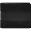Fossil Portafoglio da Uomo Everett, Bifold in Pelle Nero 11,5 cm L x 2,5 cm L x 9,6 cm H ML4400001