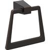 Amerock | Anello portasciugamani | 173 mm | Bronzo lucidato ad olio | Roccia nera | Porta asciugamani | Hardware da bagno | Accessori da bagno