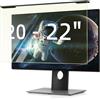HaruYo 20-22 Pollici Hanging Anti Luce Blu Filtro a Schermo per 20/21,5/22 Computer/Monitor, Filtro Antiriflesso Anti-UV Protezione Protettiva per Gli Occhi, Proteggi Schermo Anti-blu (20-22)