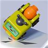 Trasformare Robot Toy Car Mini Robot Car Toy Veicoli Da Costruzione Giocattolo