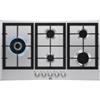 Aeg Piano Cottura da Incasso a Gas 90 cm 5 Fuochi Speed Burner Estetica inox Griglie in Ghisa Manopole StepPower su 9 livelli Slim Profile AEG HGB95522SM