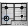 Electrolux PRONTA CONSEGNA - SPEDIZIONE IMMEDIATA Piano cottura incasso a gas 60 cm 4 Fuochi Serie 300 Slim Line Griglie in Ghisa Inox Electrolux EGS64362X