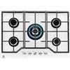 Electrolux PRONTA CONSEGNA - SPEDIZIONE IMMEDIATA Piano Cottura da Incasso a Gas 75 cm 5 Fuochi Speed Burner Cristallo Temperato Bianco Griglie in Ghisa Manopole Step Power Electrolux KGG75362W