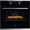 Electrolux PRONTA CONSEGNA - SPEDIZIONE IMMEDIATA Electrolux KOFEH64X Forno da Incasso Multifunzione Elettrico 60 cm SurroundCook Acqua Cleaning Classe A+ Estetica Vetro Nero con Finiture Inox Antimpronta Serie 600