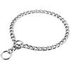 PETTOM Collare a Strozzo, Collare per Cani Catena in Metallo Ferro, Collar Cane Serpente per Cane Taglia Grande Media Piccola