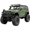 Amewi AMXRock - Mini crosstrail Scale crawler 4WD 1:16 RTR verde, con telecomando, batteria, cavo di ricarica