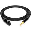 enoaudio Mogami 2534 Quad Cavo professionale studio bilanciato | Neutrik Gold XLR femmina - 6,3mm TRS | HiFi - 1,5 m
