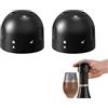 Eruceky 2 Pezzi Tappo per Bottiglie di Champagne, Chiusura per Bottiglie di Spumante, Pompa Vuoto per Vino, Con chiusura ermetica e blocco per la Conservazione E la Freschezza Del Vino Rosso
