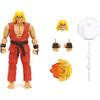 Jada Toys Street Fighter Figura Ken (15 cm) - Personaggio mobile da collezione e action da Street Fighter 2: The Final Challengers, con testa alternativa, mani e accessori, dai 13 anni in su