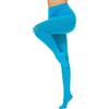 Hiltzo Collant Donna 80D Vita Alta Morbida ed Elastica Effetto Semi-Transparente Collant Taglie dalla XS alla 3XL Blu XS