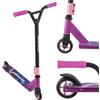 ArtSport Stunt Scooter Street Life - Monopattino acrobatico per bambini e ragazzi - Manubrio a 360°, ruote in alluminio da 100 mm - Monopattino nero giallo arancione