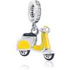 JCaleydo G 90 Charm Compatibile con Bracciale Pandora
