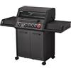 Enders Monroe PRO 4 SIK Turbo Shadow, Barbecue a Gas 4 Bruciatori, Fornello Laterale e Zona Turbo, BBQ con bruciatore Backburner, BBQ a Gas da Esterno Superficie di Cottura 74 x 43 cm, 30mbar #838533