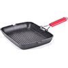 Moneta Bistecchiera 24 x 34 cm Pro Grill con Manico Pieghevole anche per Induzione, antiaderente