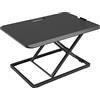 BONTEC Convertitore da Scrivania Seduto-in Piedi, Workstation da Ufficio Ultra Robusta Regolabile in Altezza,Rialzo Ergonomico X-Frame, Adatto per Schermi di Computer PC, Tastiere, Laptop fino a 8 kg