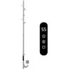 SKYLYZH Scaldasalviette Elettrico Bagno, Termoarredo Tlettrico ad asta singola, Scalda Asciugamani Elettrico, Portasciugamani Elettrico, Scaldino Asciugamani, Temperatura regolabile, Basso Consumo-White