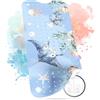 SilverRack - Tappetino da bagno antiscivolo per bambini [100x40cm] - Antiscivolo per vasca da bagno senza BPA - Tappetino da bagno per bambini - per neonati e bambini - Rinoceronte mondo sottomarino
