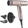 GA.MA Italy Professional, Asciugacapelli iQ1 Perfetto, Phon Ultraleggero con Motore Brushless da 110.000 giri/min, Tecnologia Oxy-Active per Capelli Brillanti e Senza Crespo, Potenza 1600W, Gold Rose