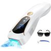 Deplite Epilatore Luce Pulsata con Funzione Ghiaccio 19,35J, Luce Pulsata 9 Livelli Energia, Epilatore Laser Flash Continuo Automatico, Depilazione luce pulsata per Donna Braccia Ascelle Gambe Corpo