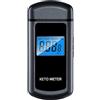 Aunnhon Misuratore di respiro chetone professionale per chetoni, misuratore di respiro portatile chetosi ricaricabile USB, con 10 bocchini intercambiabili per test di chetosi (nero)