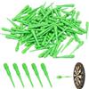 LuminaryLair 100 Pezzi Freccette Punta Plastica 2ba,Punta Ricambio Freccette Professionali,Punta Corta in Plastica per Freccette,Facile Sostituire,Punte per Freccette in Plastica,Ideale per Amanti Freccette(Verde)