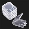 JUHONNZ Custodia Schede SD,24 Pcs Trasparente Porta per Schede di Memoria in Plastica, Astuccio Plastica per micro SD TF SIM e CF Carte