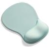 AOKSUNOVA Tappetino Mouse Ergonomico con Poggiapolsi Mouse Pad Blu Petrolio | Cuscinetto in gel morbido, superficie liscia, base in silicone stabile e design con bordi rinforzati per l'uso quotidiano