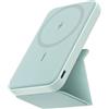 Anker Power Bank Magsafe 5000 mAh con Magsafe 622 Magnetico Senza Fili (MagGo), Powerbank Magnetico Pieghevole con USB-C per iPhone 17 Pro Max/Serie 16-12(Verde)