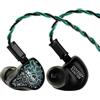 Linsoul ZiiGaat x Hangout. Audio: Odyssey 2 In Ear Monitor,Cuffie IEM Ibride 1DD+3BA con Cavo HiFi,Suono Neutro con Regolazione dei Bassi,Custodia in Alluminio e Cavo OFC per Musicisti da Studio