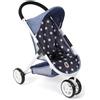 Bayer Chic 2000 Passeggino per bambole Speedy - stelle marine - adatto per bambole fino a 46 cm - Altezza cursore 58 cm