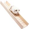 Dnoifne Ponte in Legno per Porcellini d'India, Giocattolo da Arrampicata per Criceti e Piccoli Animali, Accessorio per Gabbie di Conigli, Ratti, Cincillà e Scoiattoli - 80 × 17 × 7 cm