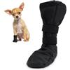 HMCEY Scarpe Per Cani,Scarpette Protezione Zampe Cane Antiscivolo,Stivali per Cani Impermeabili,Calze di Protezione per Cane Regolabili per Animali Domestici di Piccola, Media e Grande Taglia - S