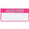 Goktvai Borsa Vuota Mahjong, 54x24cm Custodia Rosa Mahjong Americano Solo con Cerniera e Lettere Accessori per Giochi di Tessere Pratici e Portatili per Uomini Donne (Solo Custodia)