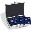 Leuchtturm 306206 Portamonete Cargo S6 - incl. 6 vassoi per 112 Monete Diverse Fino a 48 mm Ø - 292 x 97 x 213 mm